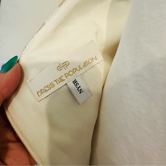 Dress the Population Women's Layla Sweetheart Fit and Flare Midi Dress XS 0 $298 - Picture 4 of 7